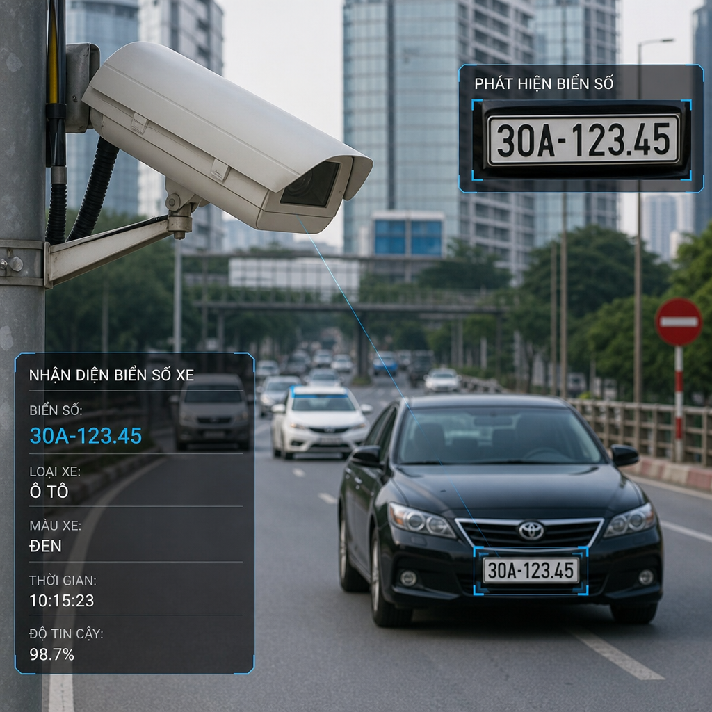 Camera Nhận Diện Biển Số Xe: Công Nghệ AI & Giải Pháp Nhận Dạng Tự Động