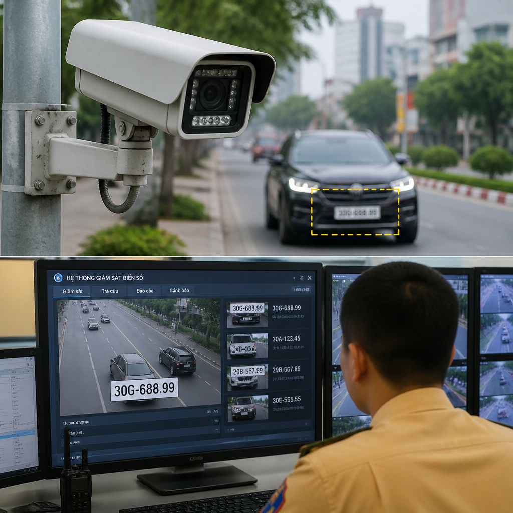 Camera Nhận Diện Biển Số: Cách Hoạt Động & Ứng Dụng Trong Quản Lý Xe