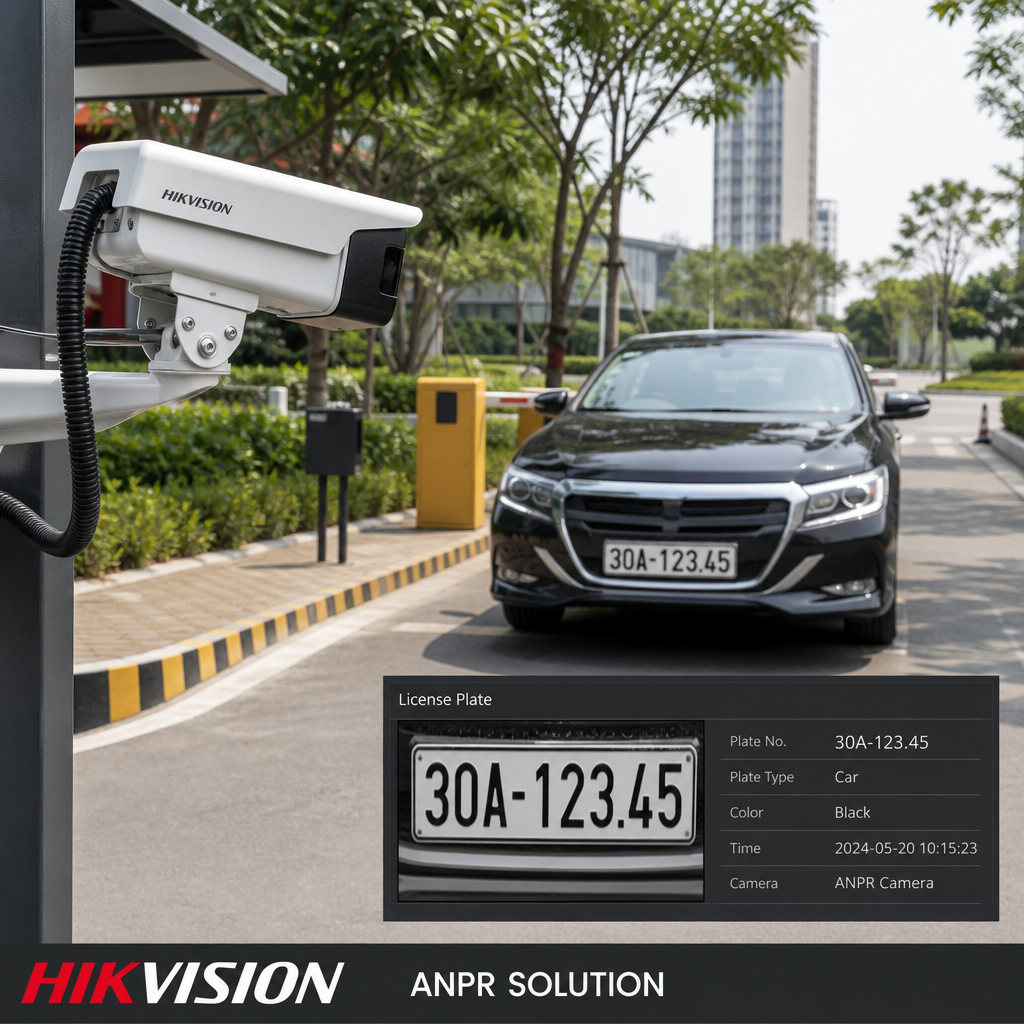 Camera Nhận Diện Biển Số Xe Hikvision: Giải Pháp ANPR Chuyên Nghiệp