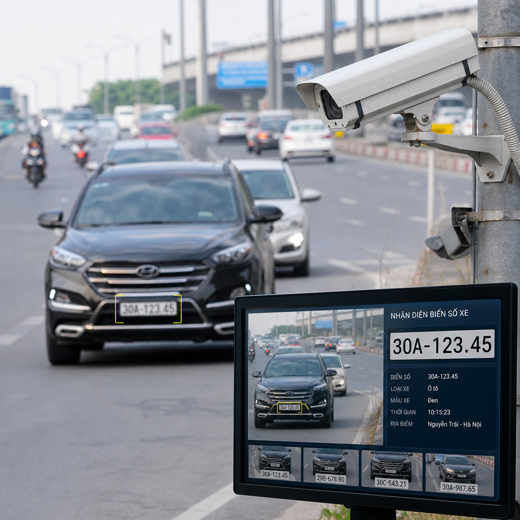 Nhận Diện Biển Số Xe Bằng Camera: Nguyên Lý AI & Cách Triển Khai