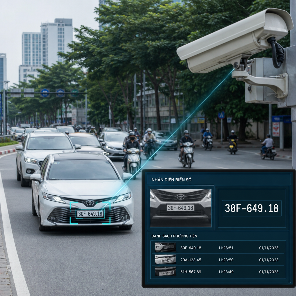 Nhận Diện Biển Số Xe Bằng Camera: Nguyên Lý AI & Cách Triển Khai