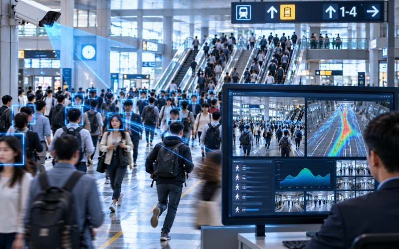 Cảm biến camera phát hiện khuôn mặt bắt nét chuyển động