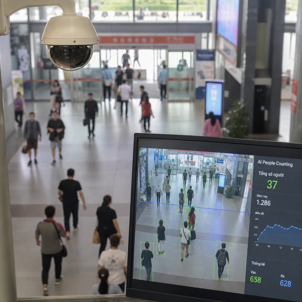 Đếm Số Lượng Bằng Camera: AI Vision Thay Thế Kiểm Đếm Thủ Công