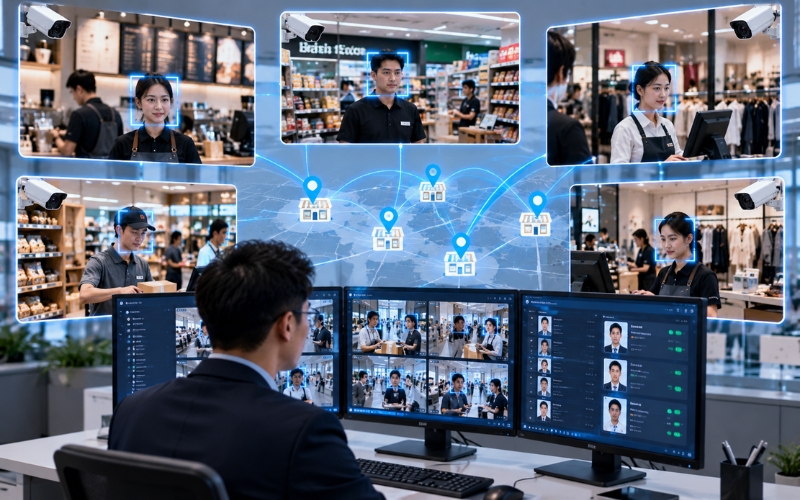 Lắp đặt camera nhận dạng khuôn mặt cho chuỗi chi nhánh