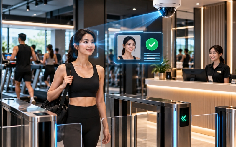 ứng dụng camera nhận diện khuôn mặt tại phòng gym